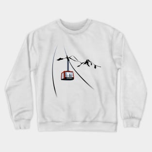 Summit cable car Crewneck Sweatshirt